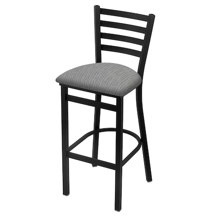 25 Stationary Counter Stool,Black Wrinkle,Graph Seat